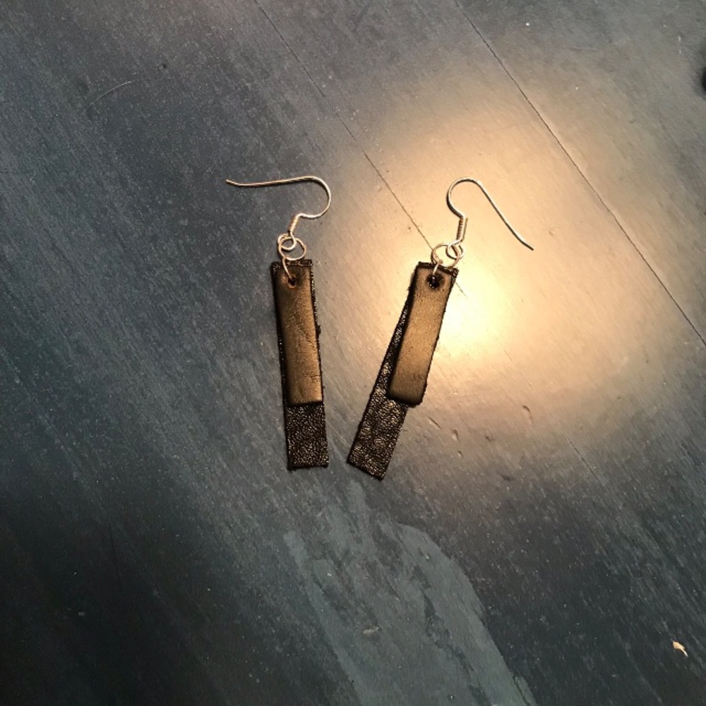 Black earrings